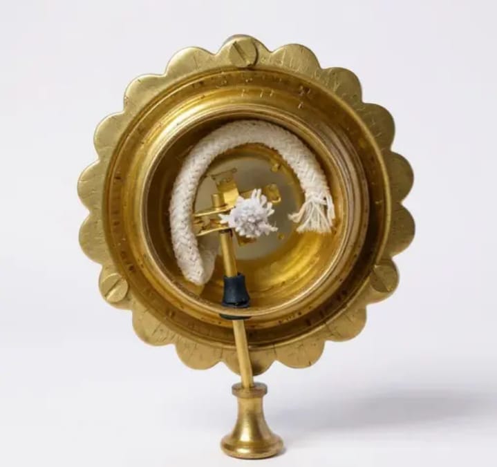 Brass Oil Diya with Glass Cover – Navratri & Pooja Special | Traditional Temple Décor | Limited Stock